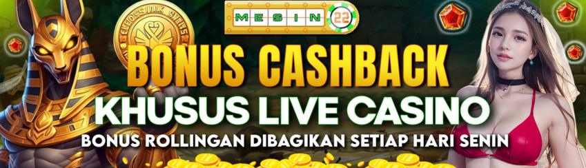 BONUS ROLLINGAN LIVE CASINO