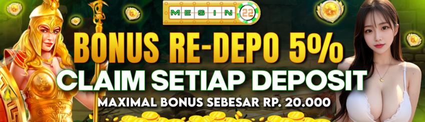 PROMO BONUS RE-DEPOSIT